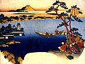 Ansicht des Suwa-Sees von Hokusai (1760–1849)