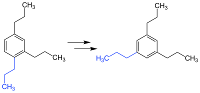 Reaktionsschema Baddeley-Isomerisierung