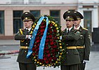 A Wreath laying team provided by the honor guard.