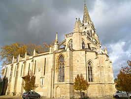 Zicht op de kerk vanuit het zuiden