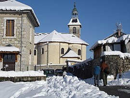 The church in Saint-Offenge-Dessous