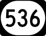 Kentucky Route 536 marker