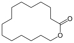 Strukturformel von Pentadecan-15-olid