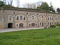 Front façade of the barracks