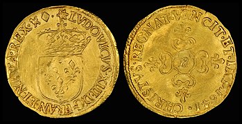 France 1641 Ecu d'Or (Louis13)