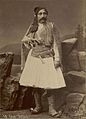 Έλληνας φορεσιά "φουστανέλα" αστικού τύπου. Ελλάδα 1870