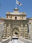 A stone gate, the entrance to the city