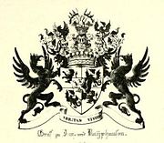 Wappen der Grafen zu Inn- und Knyphausen Wappenbuch des Königreichs Hannover und des Herzogthums Braunschweig 1852