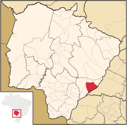 Location in Mato Grosso do Sul state