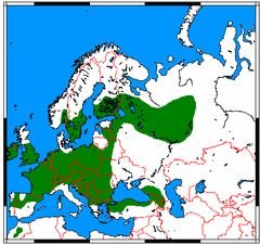 Mapa występowania