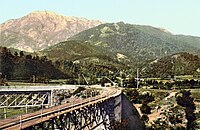 Die Doljanka-Brücke oberhalb von Jablanica