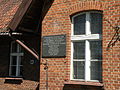 Plaque commemorating pre-war Polish school teachers