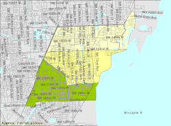 U.S. Census Bureau map showing village boundaries