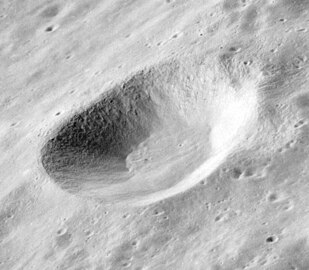 Schrägansicht von Apollo 16
