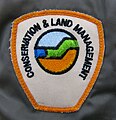 Generic shoulder badge for Western Australia Department of Conservation and Land Management staff uniform in 2000.