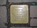 der Stolperstein für Karoline Pappenheim