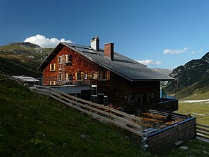 Die Tappenkarseehütte in den Radstädter Tauern