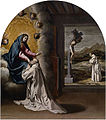 Die Madonna erscheint Jean Fort, 1626-32, Öl auf Leinwand, 336 × 297 cm, Prado, Madrid