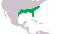 Verbreitungsgebiet des Mississippi-Alligators
