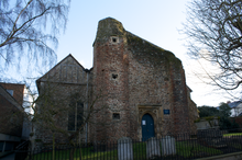 Photograph of the west side of St Martin's church