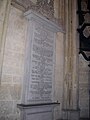 Epitaph Maximilian Franz Joseph von Otten (1693–1725). Hohe Domkirche, Köln.