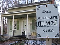 Fillmore's East Aurora house was moved off Main Street.