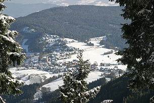 Blick vom Teufelstein auf Fischbach