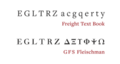 Two modern digital fonts influenced by Fleischman: Joshua Darden's Freight Text Book and GFS Fleischman by George D. Matthiopoulos.[27]