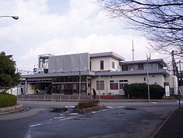 Het stationsgebouw