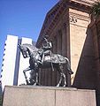 Statue of King George V in King George Square, Brisbane (in front of Brisbane City Hall)