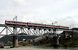 Kintetsu Yoshino-lijn op de kaart