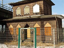 Leerstehende Oberhafen­kantine 2005, vor der Renovierung