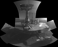 Space selfie of Opportunity rover