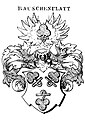 Wappen der Rauschenplatt nach Adolf Matthias Hildebrandt, 1869