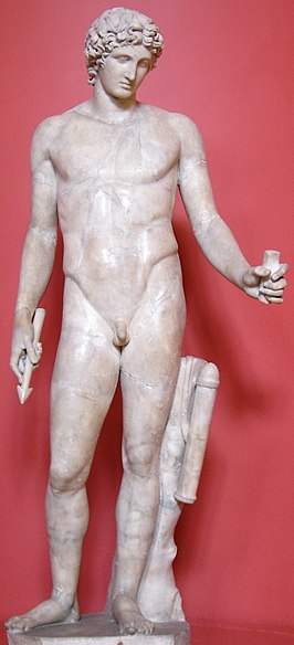 Apollo met pijl-en-boog (hier afgebroken) (Ashmolean Museum, Oxford)