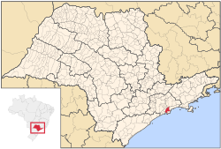 Location of Santos