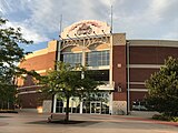 The entrance to Schaumburg Boomers Stadium