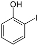 Struktur von 2-Iodphenol