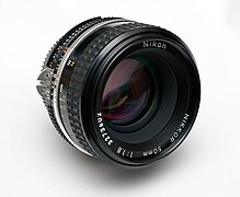 AI-S Nikkor 50 mm f/1.8 (AI/AI-S type, late 1970s to mid-1980s)