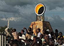 Eclipse monument in Pakwach.