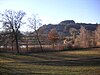 Burg Gerzensee – Burgstelle oben auf dem Hügel, im Wald