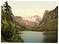 Gosausee mit Dachstein, Photochrom, um 1900