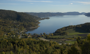 Hyggen looking south over Drammensfjord