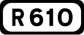 R610 road shield}}