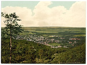 Zicht op Ilsenburg voor 1900