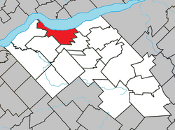 Location within Lotbinière RCM