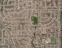 SkySat satellite image of the aftermath of the Tubbs Fire in the Coffey Park neighborhood of Santa Rosa, California, March 4, 2018.