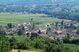 A general view of Saint-Martin-sous-Montaigu