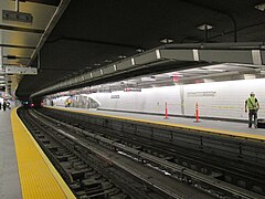 Der Tunnel folgt dem historischen Verlauf der Greenwich Street darüber