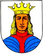 Bildnis des Jaromars im Wappen der ehemaligen Stadt Damgarten
